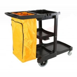 A ReThink BioClean's heavy duty premium cart for janitorial services.